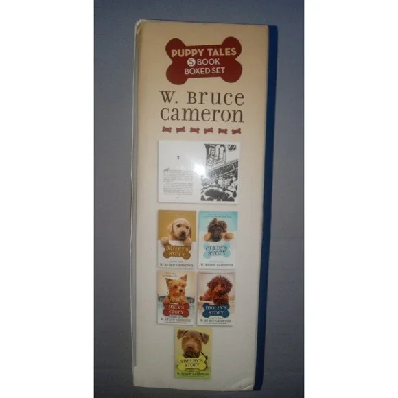 Puppy Tales W Bruce Cameron 5 Book Box Set Ellie Bailey Shelby Molly Max Story‎ - Picture 7 of 8